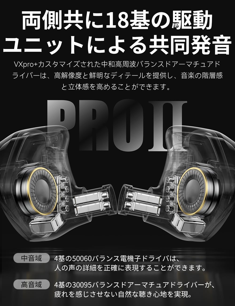 Amazon.co.jp: TRN VXpro+ イヤーモニター ハイレゾ イヤホン 8BA+1DD